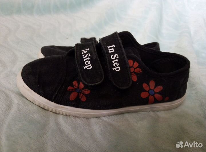 Слипоны или полукеды для девочки