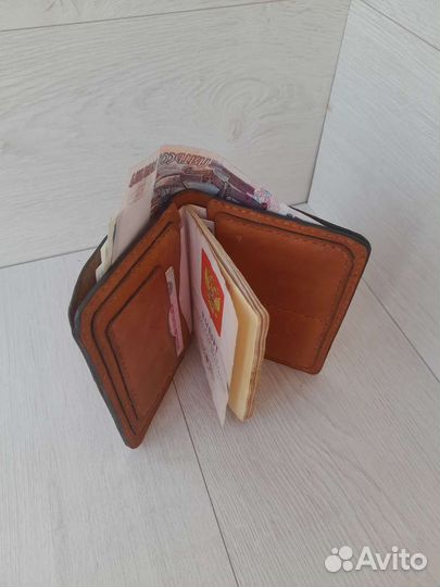 Обложка на паспорт, для автодокументов из кожи