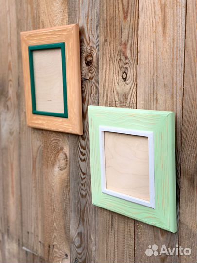 Рамки деревянные для вышивки и фотографий