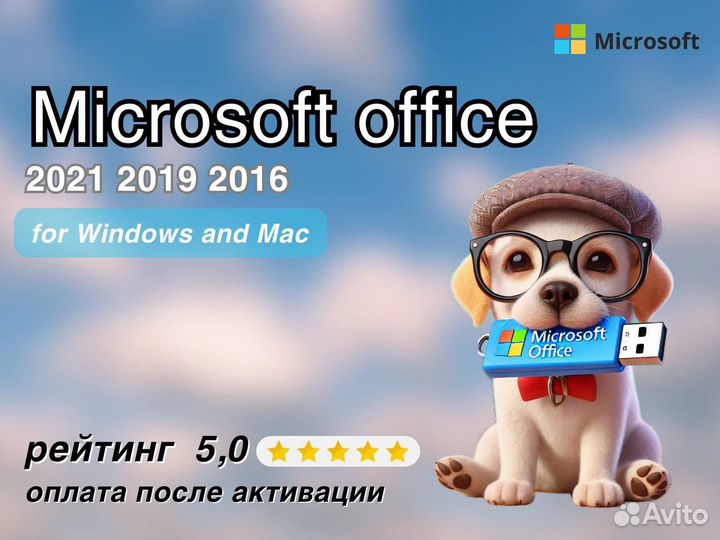 Microsoft office ключ 2021/2019/2016 pro plus