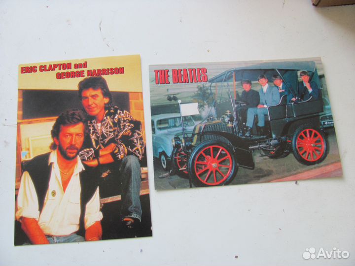 Платок The Beatles и открытки