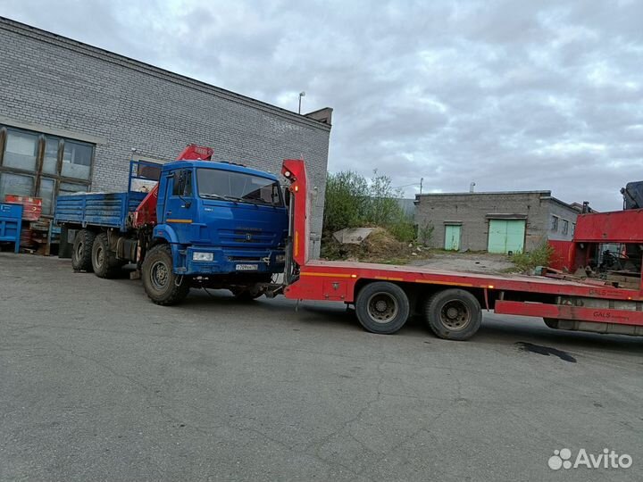 Услуги грузового эвакуатора,тралла в Мурманске