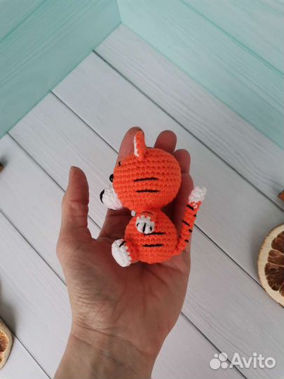 Мягкая игрушка Вязаный тигр