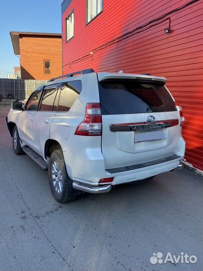 Toyota Land Cruiser Prado 4.0 AT, 2017, битый, 56 000 км