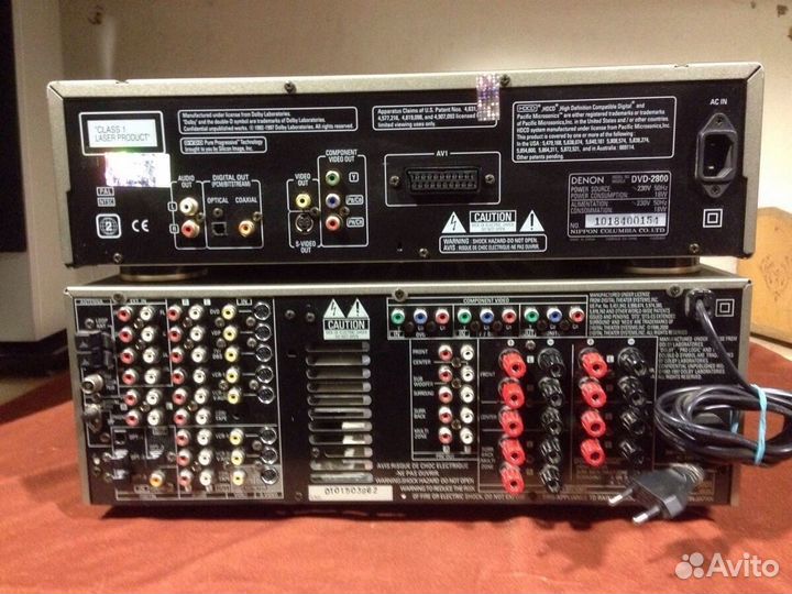 Gold Denon AVR-3801 и DVD-2800 (made in Japan)