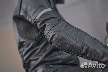 Мотокуртка кожаная Shima Hunter+2.0 черн/коричн