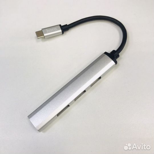 Хаб Разветвитель адаптер Type-C+USB 3.0 Borofone 2