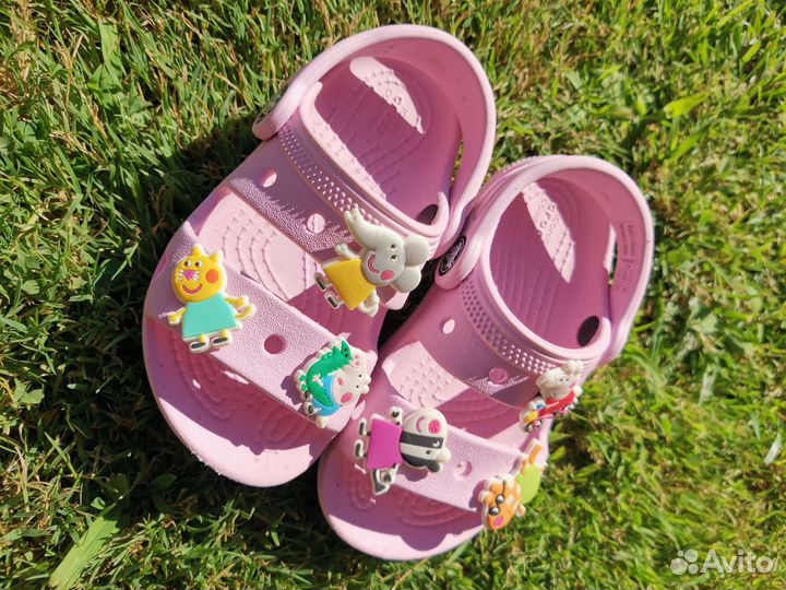 Крокс crocs сандали с8 для девочки