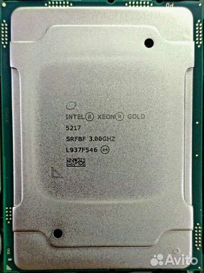 Xeon Gold 5217 8 ядер 3.0-3.7Ghz 11mb 115w