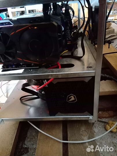 Риг на 7 картах rx570 и rx580 4gb