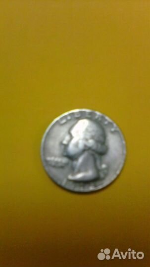 Монета Quarter Dollar 1972 года - США