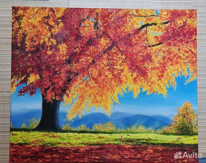 Картина маслом на холсте пейзаж