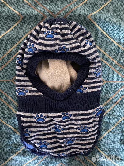 Шапка шлем для мальчика 46