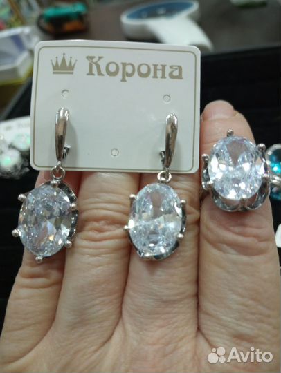 Серебряные серьги