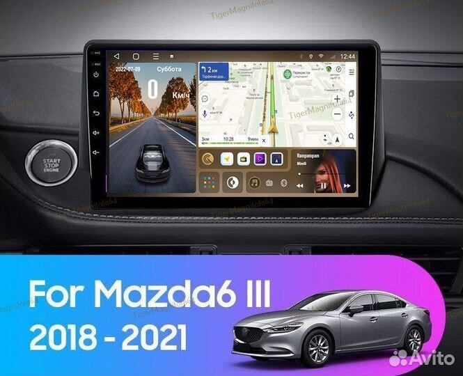 Магнитола Mazda 6 GJ / Atenza 2019+ 4/64GB