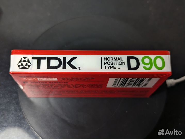 Аудиокассета TDK D90 (1985)