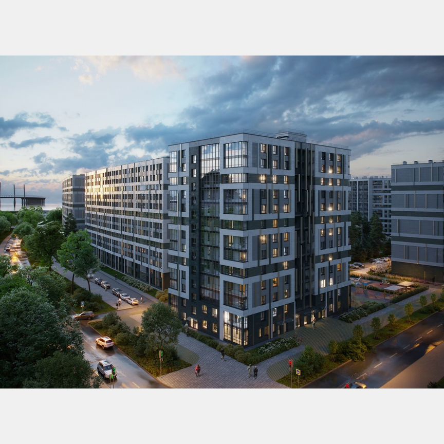 Квартира-студия, 32,9 м², 13/13 эт.