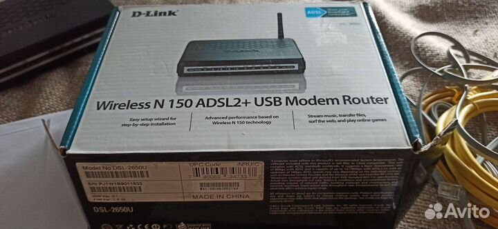 Роутер маршрутизатор модет dsl-2650u