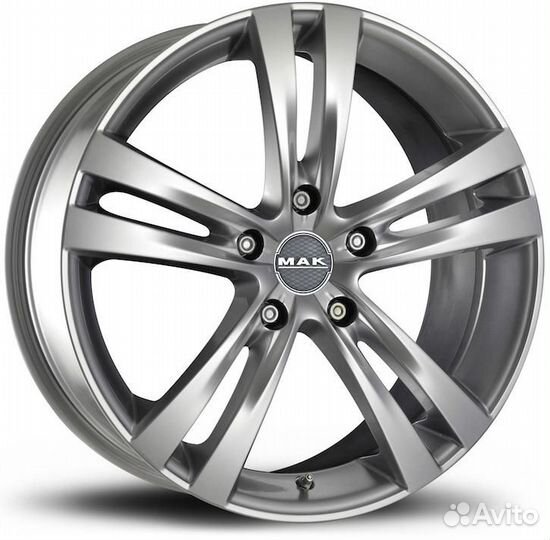 R17 5x112 8J ET30 D76 MAK Zenith Hyper Silver