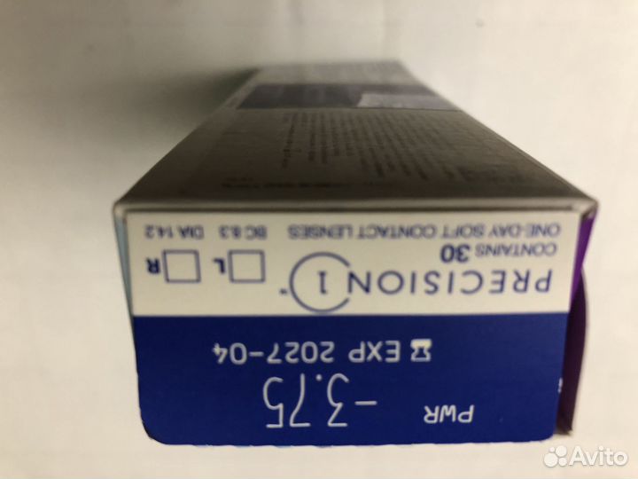 Линзы контактные однодневные 3.75