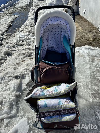 Коляска санки