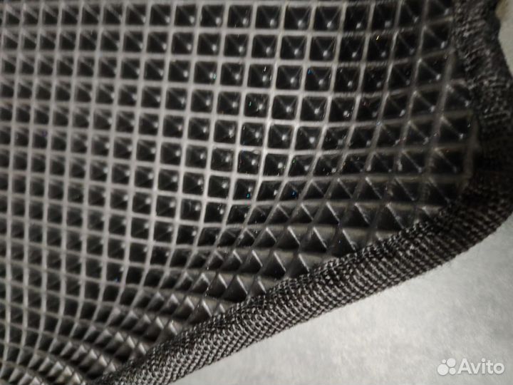 Коврики Ева Эва EVA Классика с бортами черные