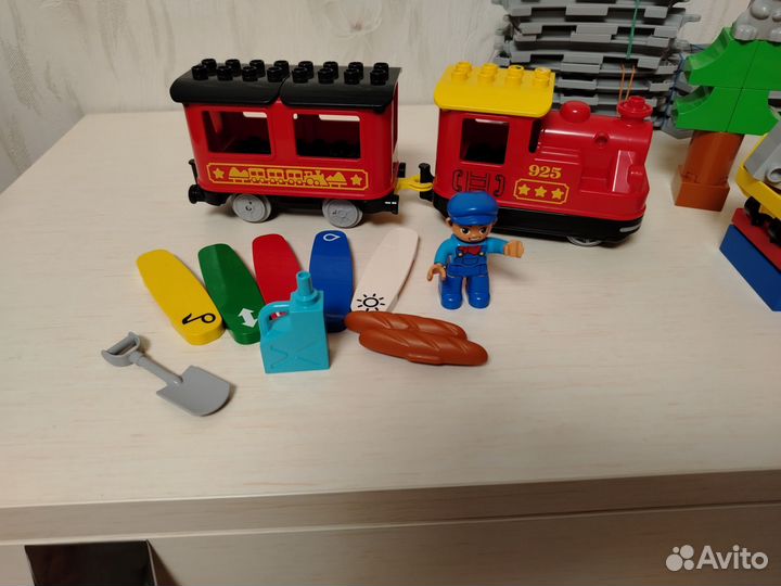 Lego duplo грузовой поезд