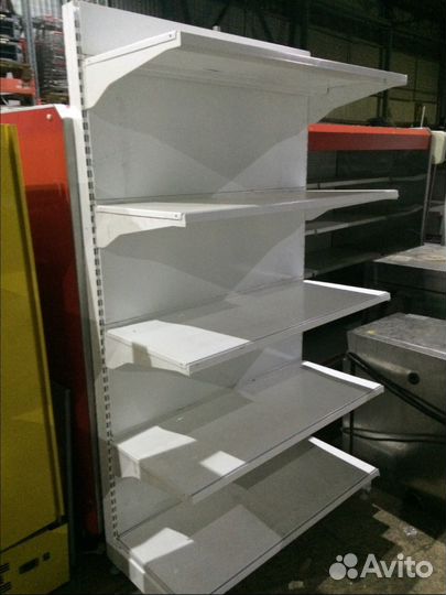 Стеллаж торговый пристенный 220/100/40