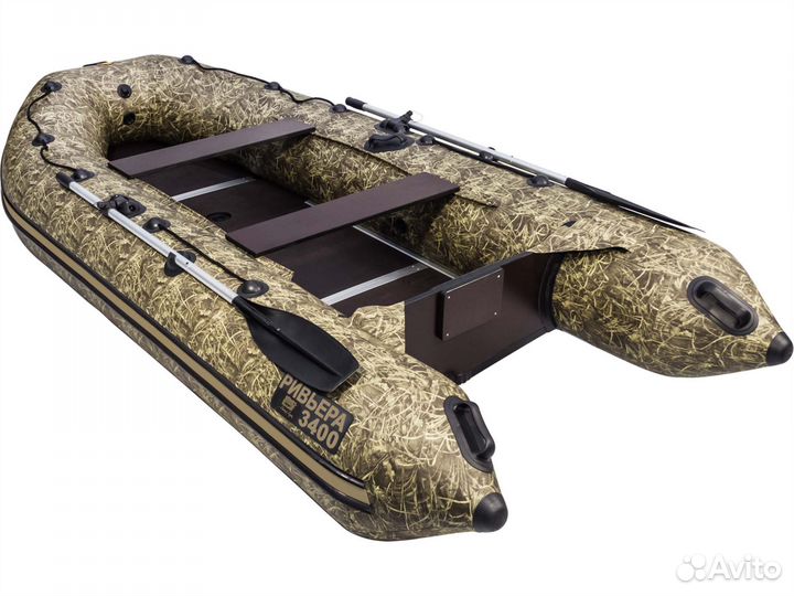 Лодка пвх Ривьера Компакт 3400 ск 
