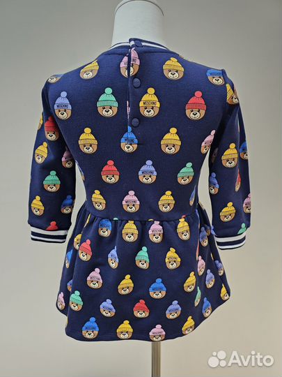 Платье теплое для девочки moschino