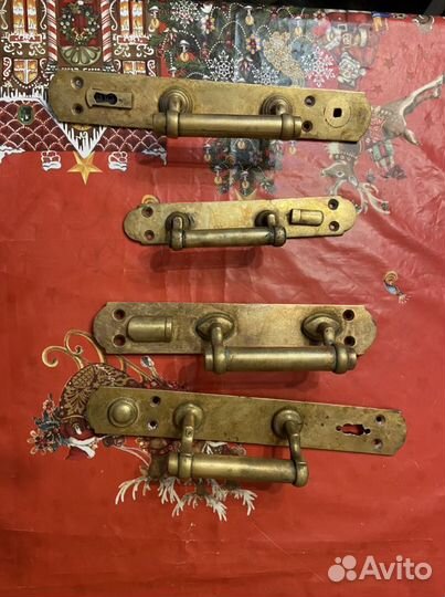 Ручки для дверей дореволюционные бронзовые