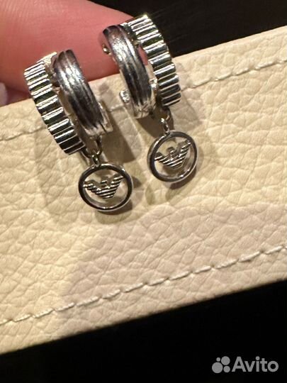 Серьги armani оригинал