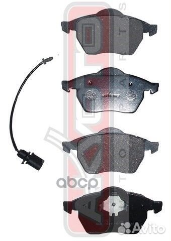 Колодки тормозные дисковые передние С датчиком