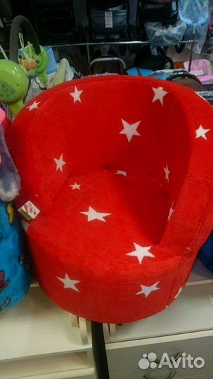 Детские игрушки, кресла, диваны, качали и др