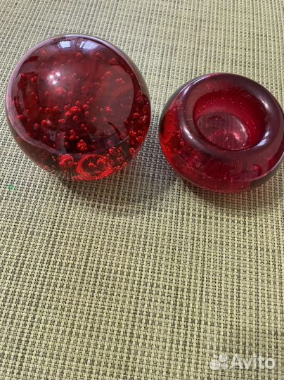 Интерьерный шар и подсвечник. икеа