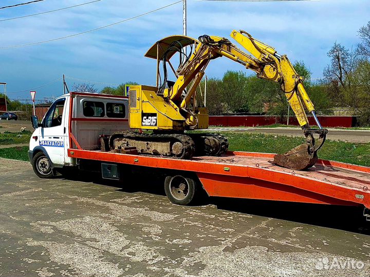 Услуги мини экскаватора. Экскаватор