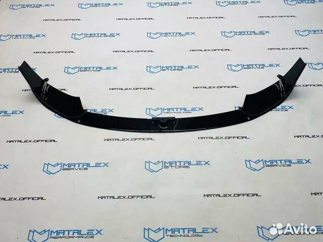 Сплиттер BMW M3 F80 M4 F82, черный глянец