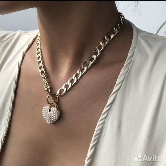 Колье с сердцем