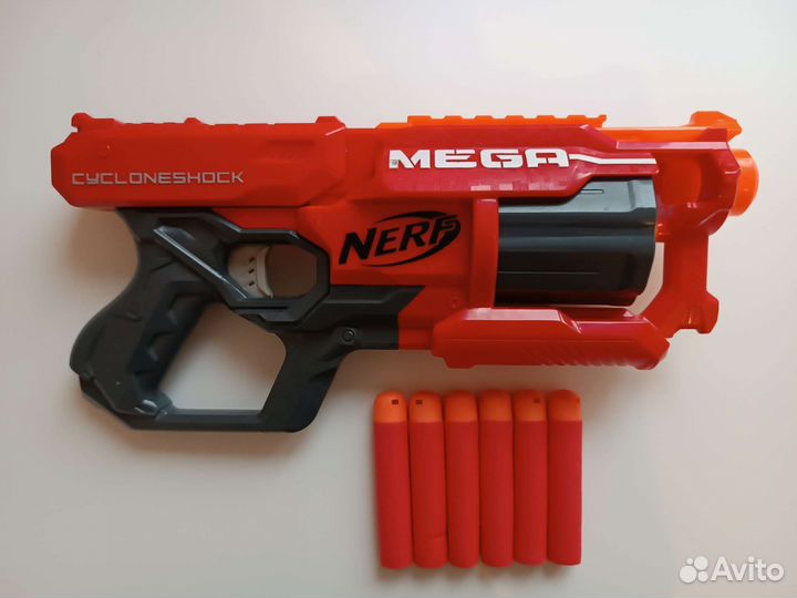 Бластер Nerf Mega Циклон-шок