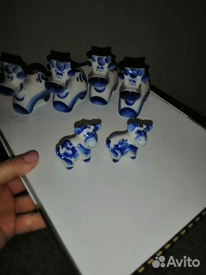 Гжель коровы