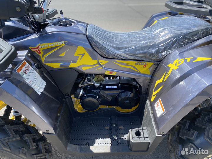 Новый квадроцикл motoland wild track X PRO серый