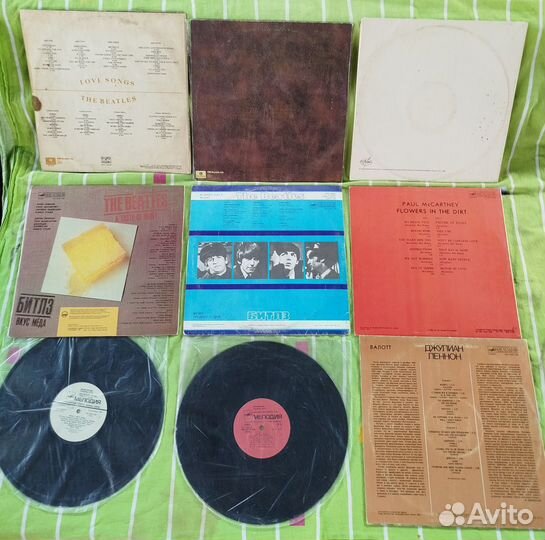 Виниловые пластинки the beatles и не только
