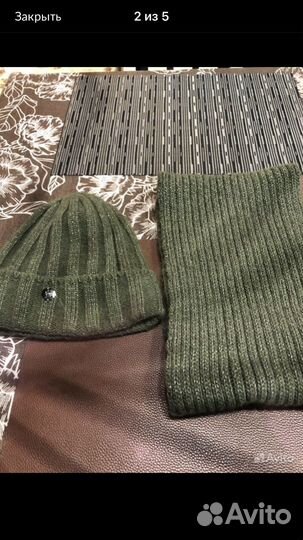 Набор шапка шарф женский