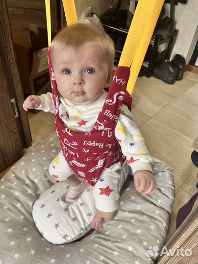 Детские качели прыгунки 3-1, вожжи для ходьбы