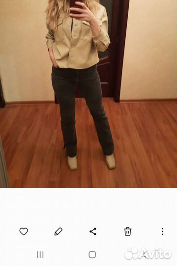 Джинсы серые 27 размер