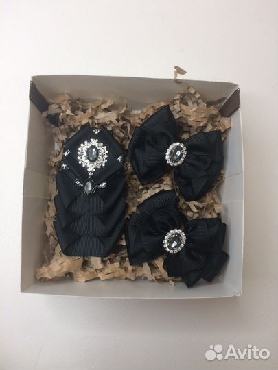 Школьный набор бант и галстук