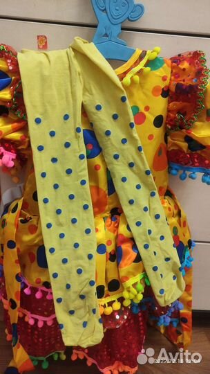 Новогодний костюм для девочки хлопушка 104-110р