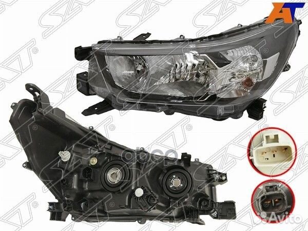 Фара toyota hilux 20- LH галоген ST21220AKL Sat