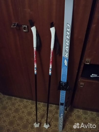 Лыжи с палками