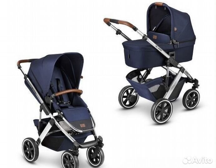 Коляска 2 в 1 fd design salsa 4 air синий